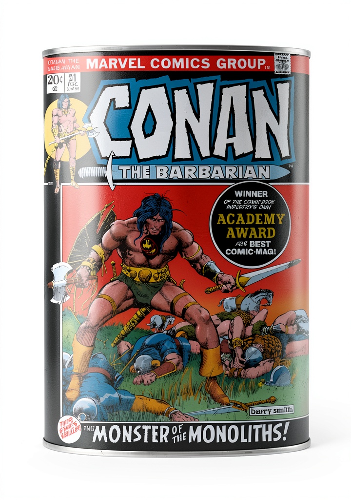 Conan the Barbarian digital comic cover showcasing epic fantasy artwork