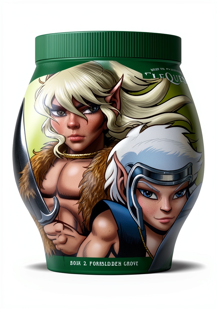 ElfQuest graphic novel cover showcasing fantasy art and characters