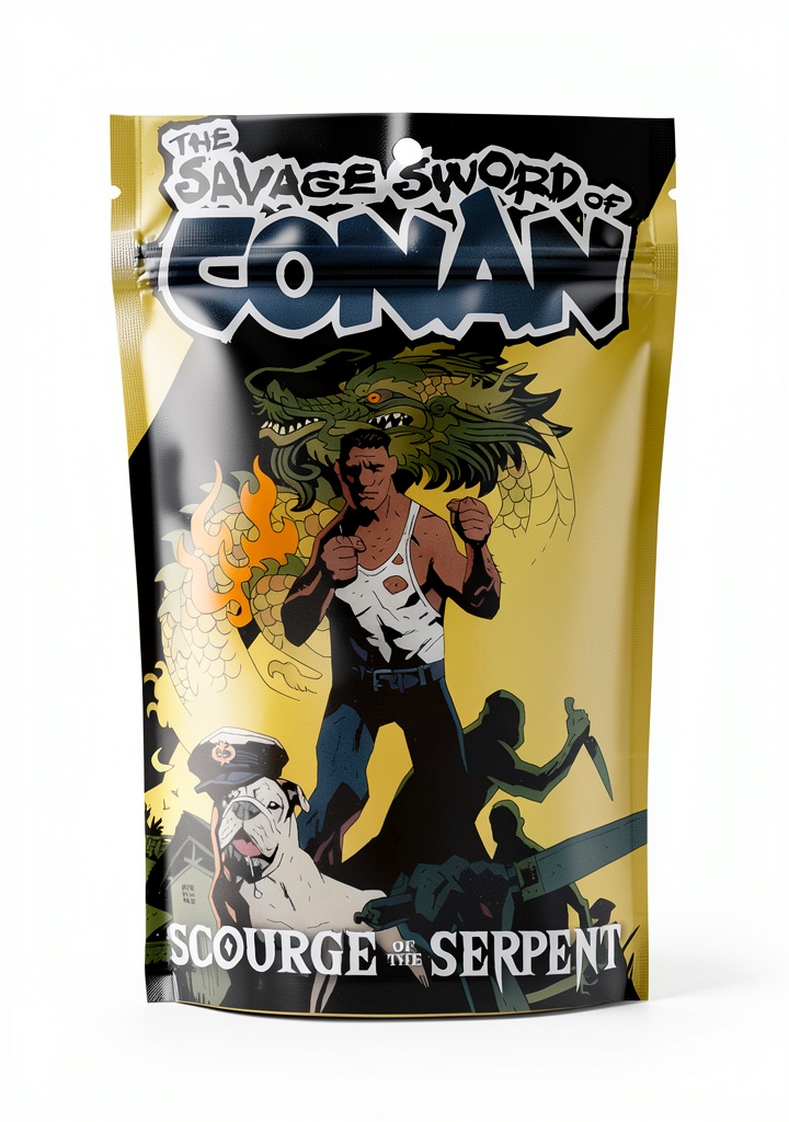 Savage Sword of Conan graphic novel cover showcasing epic fantasy art