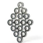 Flydazzle 608-2RS Ball Bearings for Skateboards-0