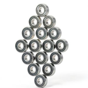 Flydazzle 608-2RS Ball Bearings for Skateboards-0