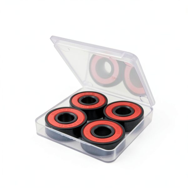 Z-FIRST Hybrid Black Ceramic Skateboard Bearings 8x22x7mm Pack of 4-4