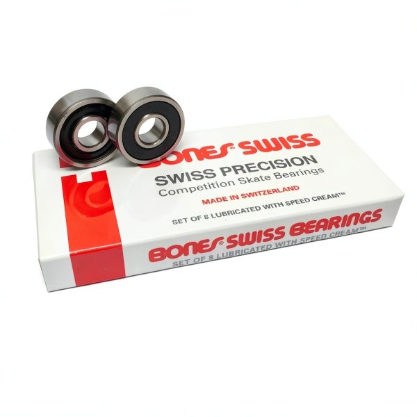 Bones Skateboard Bearings Precision Swiss 608 with Speed Cream-2
