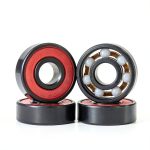 Z-FIRST Hybrid Black Ceramic Skateboard Bearings 8x22x7mm Pack of 4-0