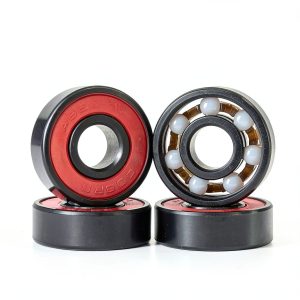 Z-FIRST Hybrid Black Ceramic Skateboard Bearings 8x22x7mm Pack of 4-0