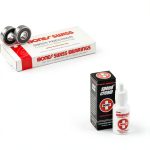 Bones Skateboard Bearings Precision Swiss 608 with Speed Cream-0