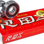 Bones Skateboard Bearings Super Reds 608 Alloy Steel 8‑Piece Set-0