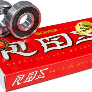 Bones Skateboard Bearings Super Reds 608 Alloy Steel 8‑Piece Set-0
