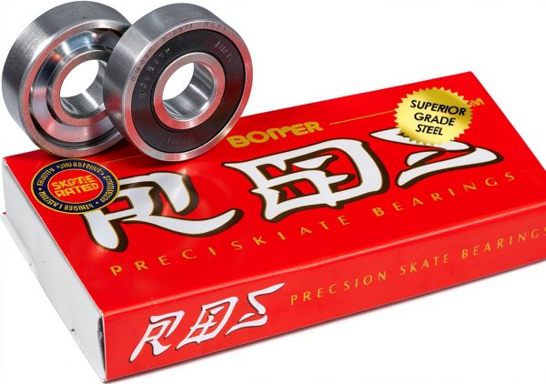 Bones Skateboard Bearings Super Reds 608 Alloy Steel 8‑Piece Set-0