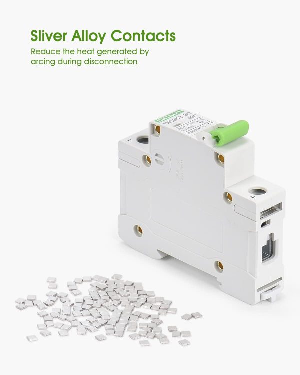 12V-110V DC Miniature Circuit Breaker CHTAIXI 15A 1-Pole Magnetic-5