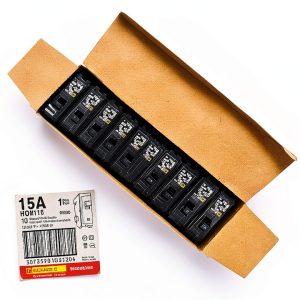 Square D HOM115 Circuit Breaker 10 Pack 15A 120V UL Listed Schneider-0