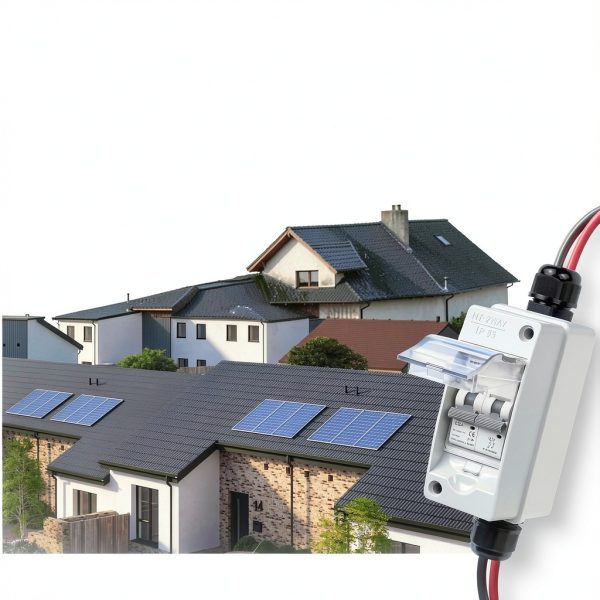 Solar Panel Disconnect Switch PJERJZN 1000V 32A Miniature Breaker IP65-3