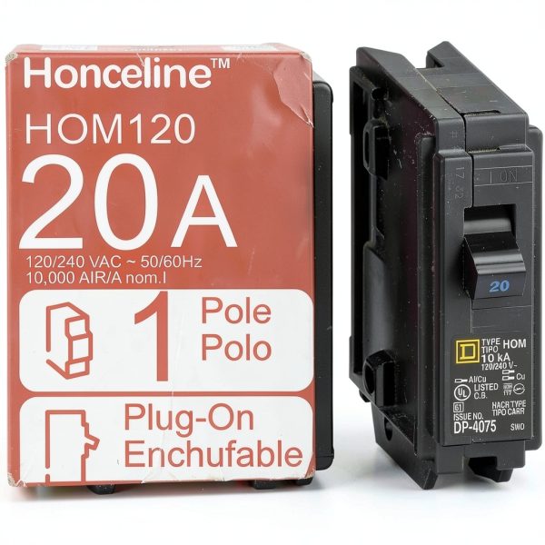 Square D HOM120 Circuit Breaker 10 Pack 20 Amp 120V UL Listed-1