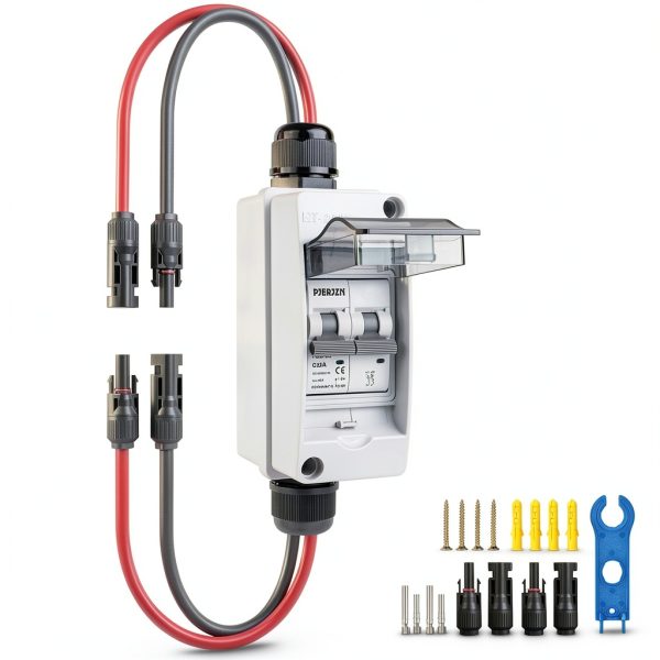 Solar Panel Disconnect Switch PJERJZN 1000V 32A Miniature Breaker IP65-0