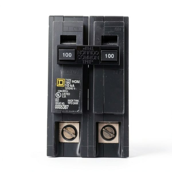 Square D Hom2100 2-Pole Miniature Circuit Breaker 100A 120/240V-0